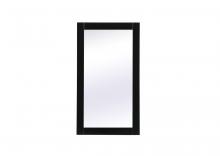 Elegant VM21832BK - Aqua Vanity Mirror 18x32 Inch in Black