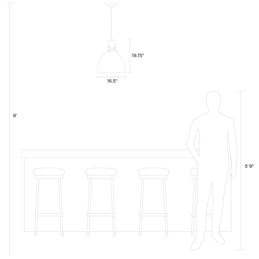 Brynne Medium LED Pendant