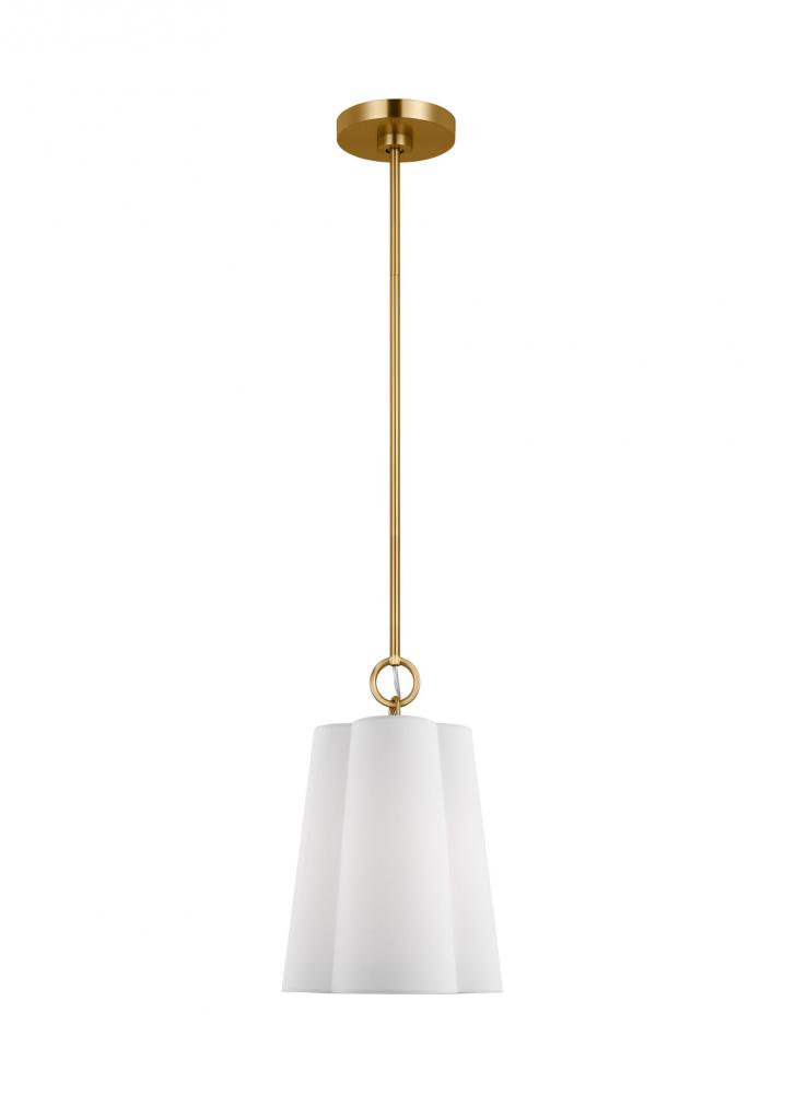 Bronte Transitional 1-Light Indoor Dimmable Small Hanging Shade Ceiling Hanging Chandelier Light