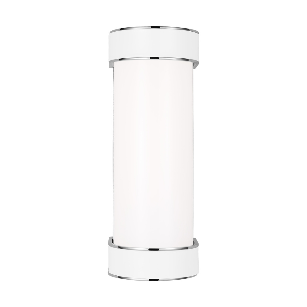 Monroe contemporary indoor dimmable small 1-light vanity in a polished nickel finish with clear glas