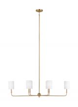 Visual Comfort & Co. Studio Collection 3609306-848 - Foxdale Six Light Linear Chandelier