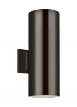 Visual Comfort & Co. Studio Collection 8313802-10 - Outdoor Cylinders Small Two Light Outdoor Wall Lantern