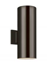 Visual Comfort & Co. Studio Collection 8313802EN3-10 - Outdoor Cylinders Small Two Light Outdoor Wall Lantern