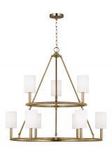 Visual Comfort & Co. Studio Collection DJC1099SB - Egmont Traditional 9-Light Indoor Dimmable Extra Large Chandelier