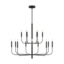 Visual Comfort & Co. Studio Collection EC10015AI - Brianna Large Two-Tier Chandelier