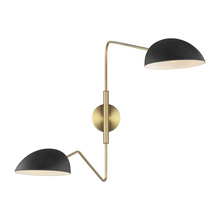Visual Comfort & Co. Studio Collection EW1072MBK - Jane Double Task Sconce