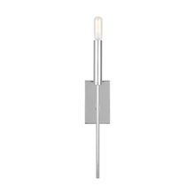 Visual Comfort & Co. Studio Collection EW1161PN - Brianna contemporary indoor dimmable 1-light tail sconce in a polished nickel finish with a white li