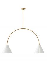 Visual Comfort & Co. Studio Collection KC1102MWTBBS-L1 - Cambre Large Linear Chandelier