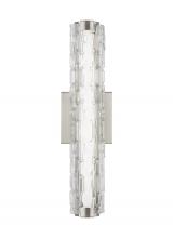 Visual Comfort & Co. Studio Collection WB1876SN-L1 - Cutler 18" Staggered Glass LED Sconce