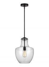 Visual Comfort & Co. Studio Collection P1461ORB - Baylor contemporary 1-light indoor dimmable ceiling hanging single pendant light in oil rubbed bronz