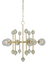 Framburg 4946 PN - 6 Light Polished Nickel Solaris Chandelier