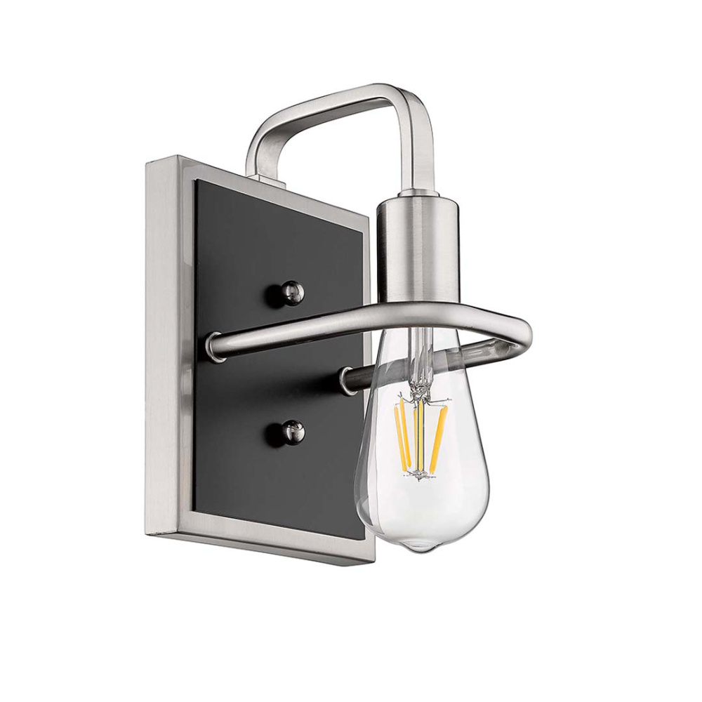 Justin 1-Light Wall Sconce - MB with NK Accents