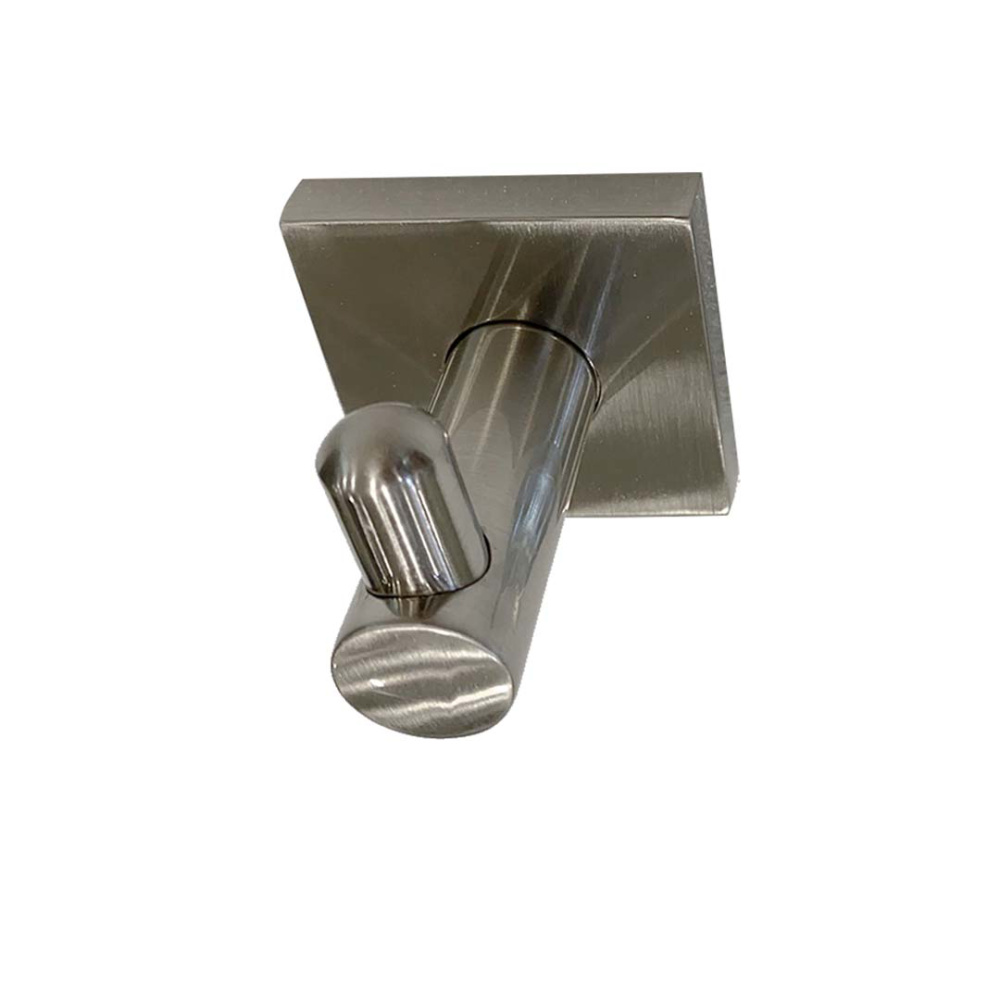 Square Style Robe Hook - Satin Nickel(US15)
