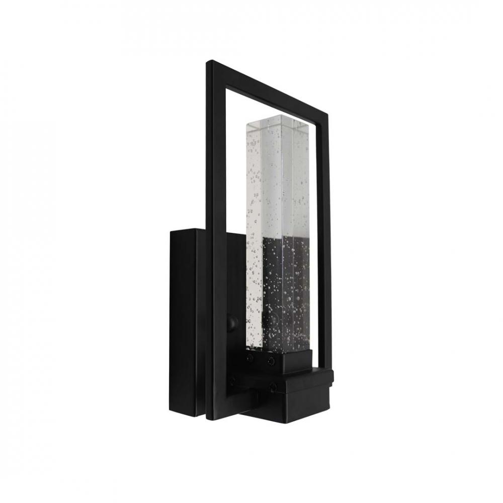 Crystal Glass Indoor Seeded Wall Sconce - MB
