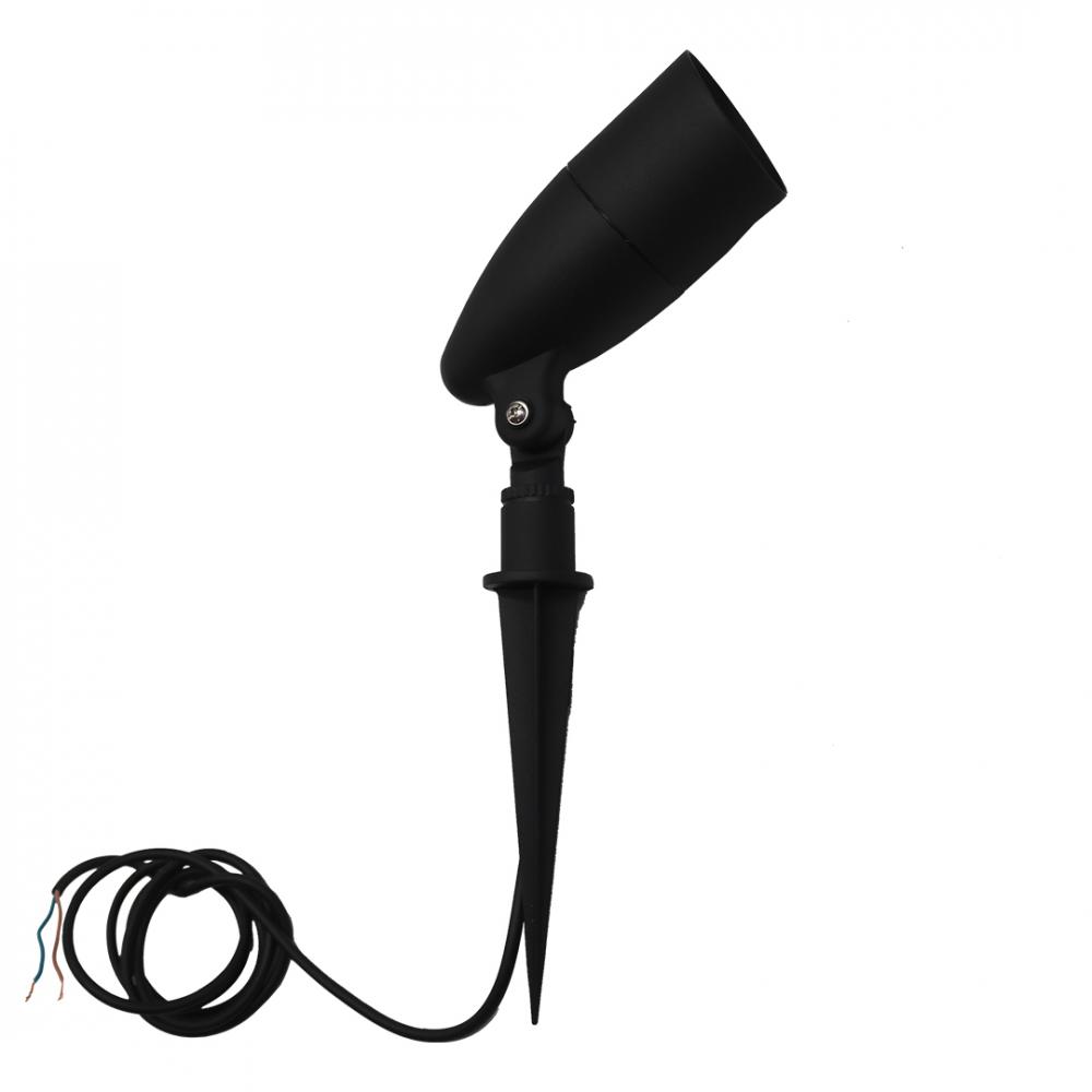 12V LED Flood w/ Ground Stake - BK 3000K