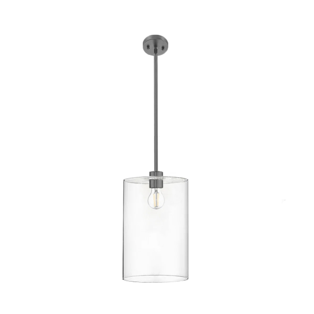 Minicio 1-Light 9" Clear Glass Pendant - MB