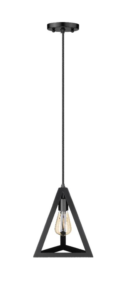 Vivio 1-Light Triangle Pendant - MB