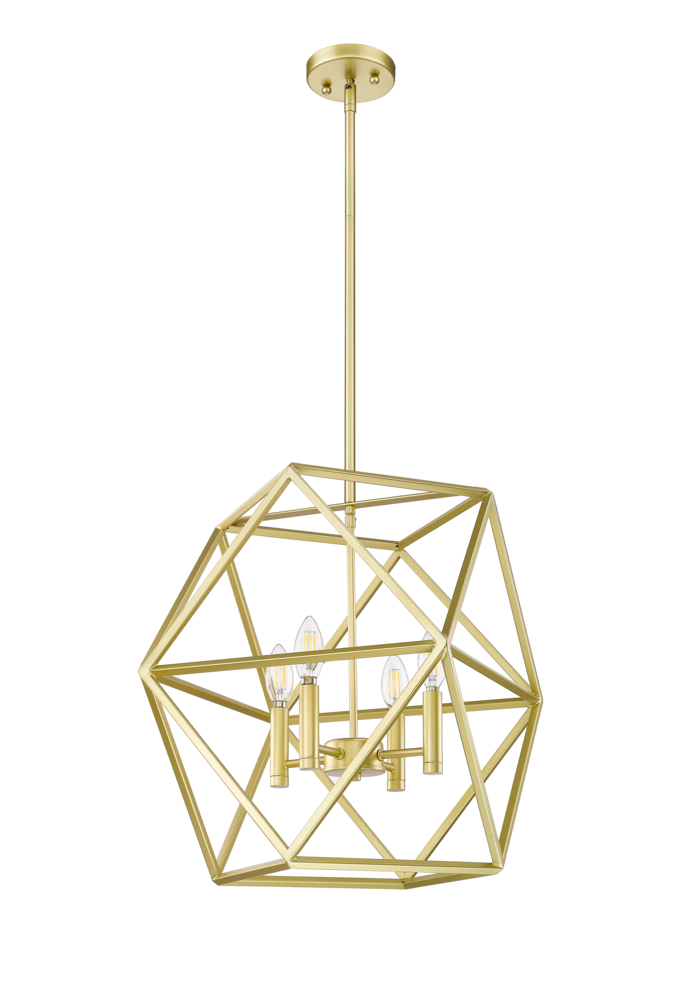 Vivio Solano 4-Light 20" Geometric Pendant - CG