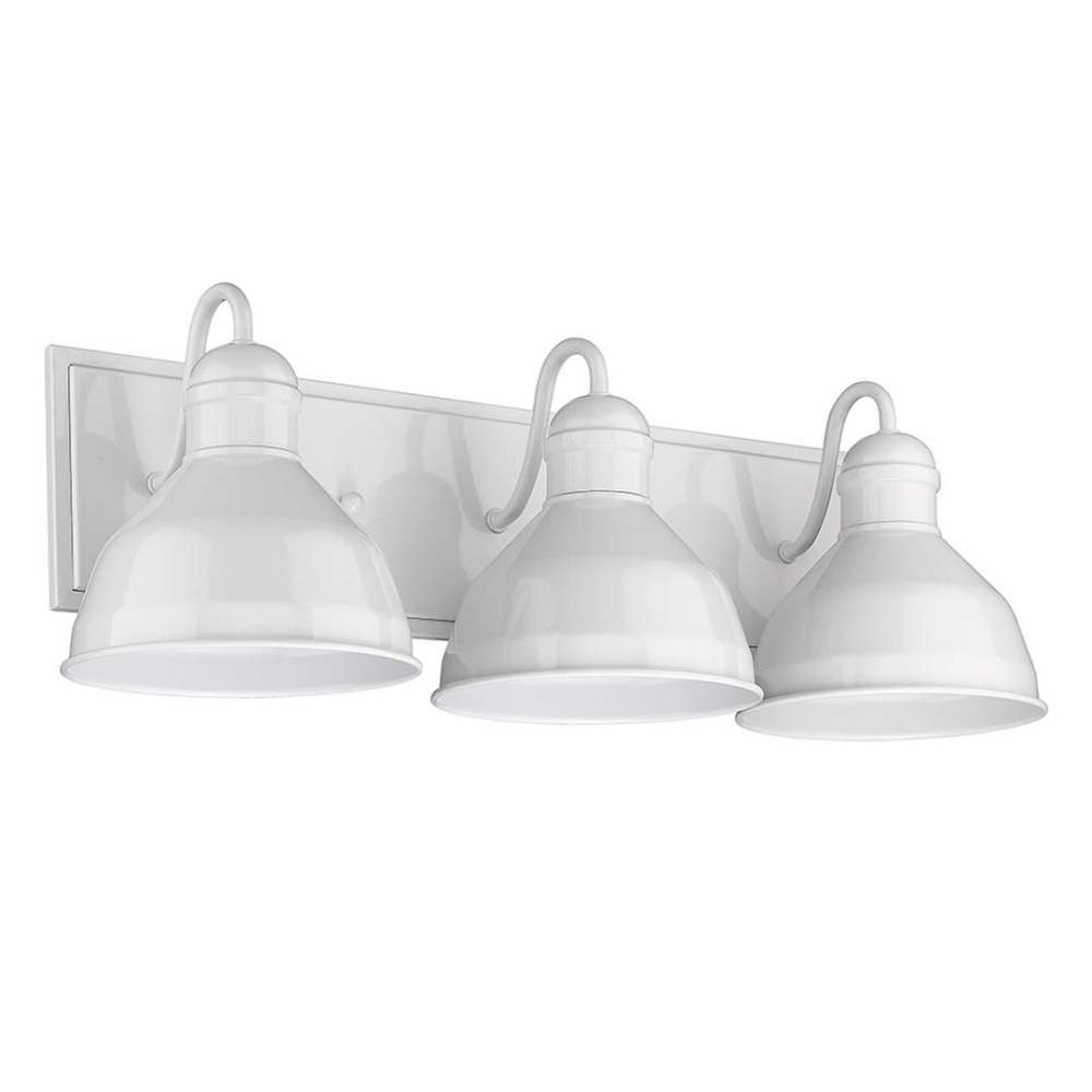 Vivio Gia 3-Light Vanity - Glossy White