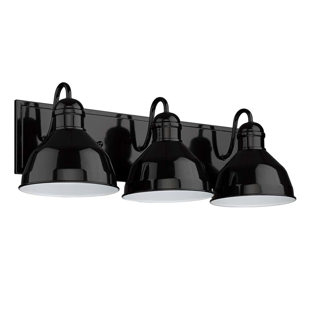 Vivio Gia 3-Light Vanity - Glossy Black