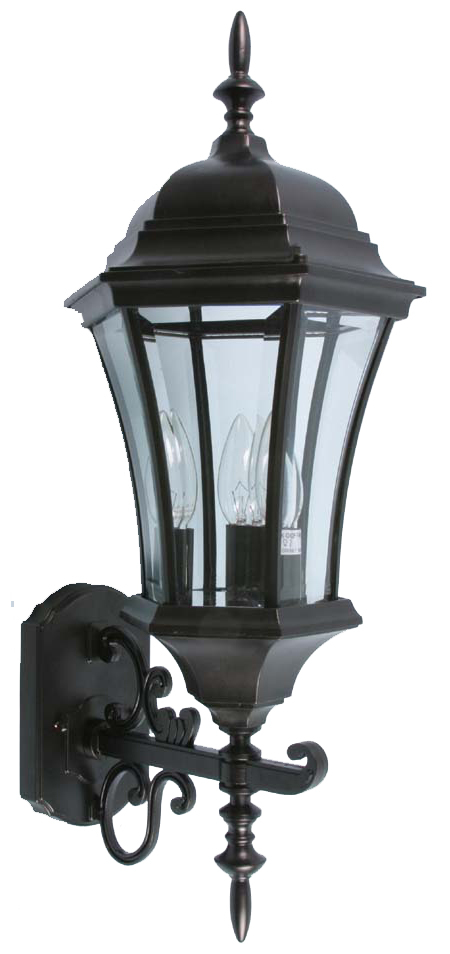 Cast Aluminum Coach Light - BK