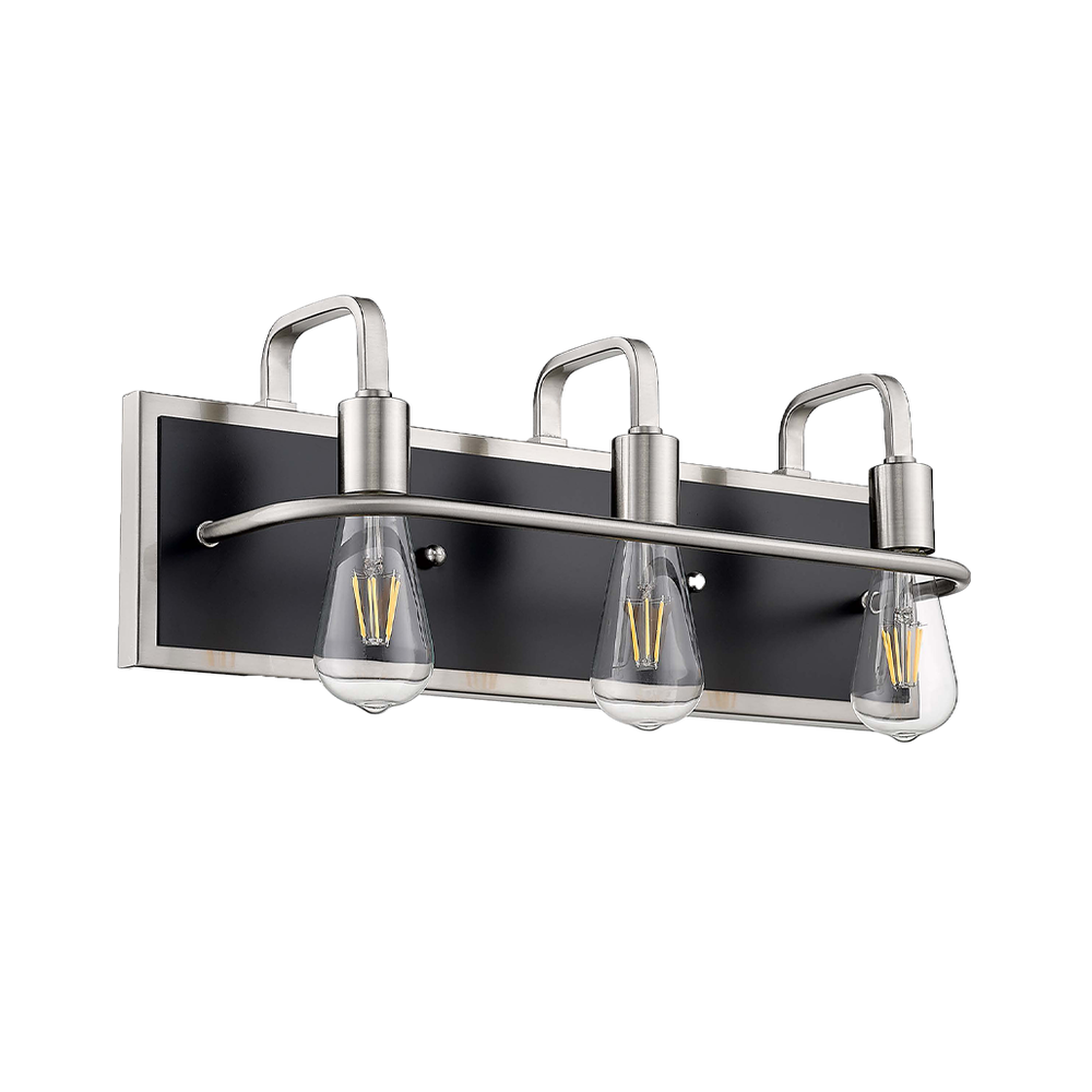 Justin 3-Light Vanity - MB with NK Accents