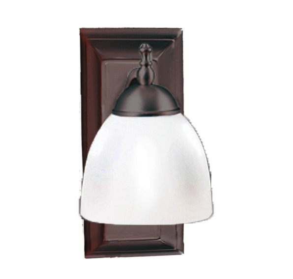 Dallas 1 Light White Vanity/Sconce - RB