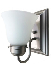 HOMEnhancements 17894 - 1-Light Racetrack Vanity/Sconce - NK G-423