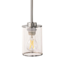 HOMEnhancements 19151 - Lexington 1-Light Clear Glass Mini Pendant - NK