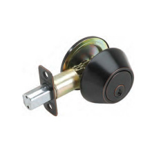 HOMEnhancements 20505 - Single Cylinder Deadbolt, Matte Black (US19)