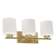 HOMEnhancements 21756 - 3-Light White Glass Vanity - CG