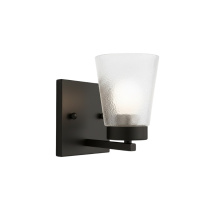 HOMEnhancements 22038 - Aria 1-Light Frosted Cone Glass Sconce/Vanity - MB
