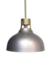 HOMEnhancements 70211 - Vivio Octavia Steel Shade Pendant - SV/CG