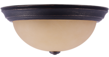 HOMEnhancements 15165 - Laredo- 13' 2-Light Tea Stained Ceiling Dome - RB
