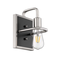 HOMEnhancements 19923 - 1-Light Wall Sconce - MB with NK Accents
