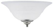 HOMEnhancements 16317 - White Wall Sconce - NK/RB/MB Finials Included