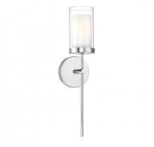 Savoy House Meridian M90016CH - 1-Light Wall Sconce in Chrome
