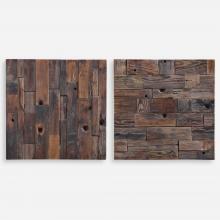 Uttermost 04239 - Uttermost Astern Wood Wall Decor, S/2