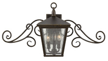 Hinkley 1433RB - Small Wall Mount Lantern with Scroll