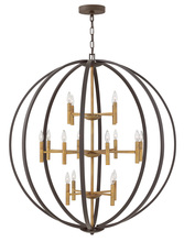 Hinkley 3464SB - Double Extra Large Three Tier Orb Chandelier