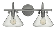 Hinkley 50026AN - Small Retro Glass Two Light Vanity