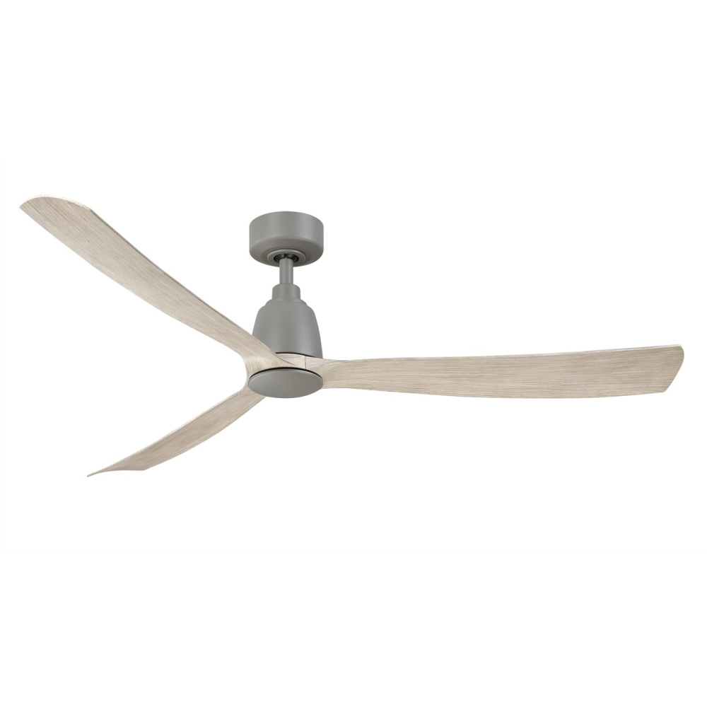Kute 60 inch Indoor/Outdoor Ceiling Fan - Antique Graphite with Light Oak blades