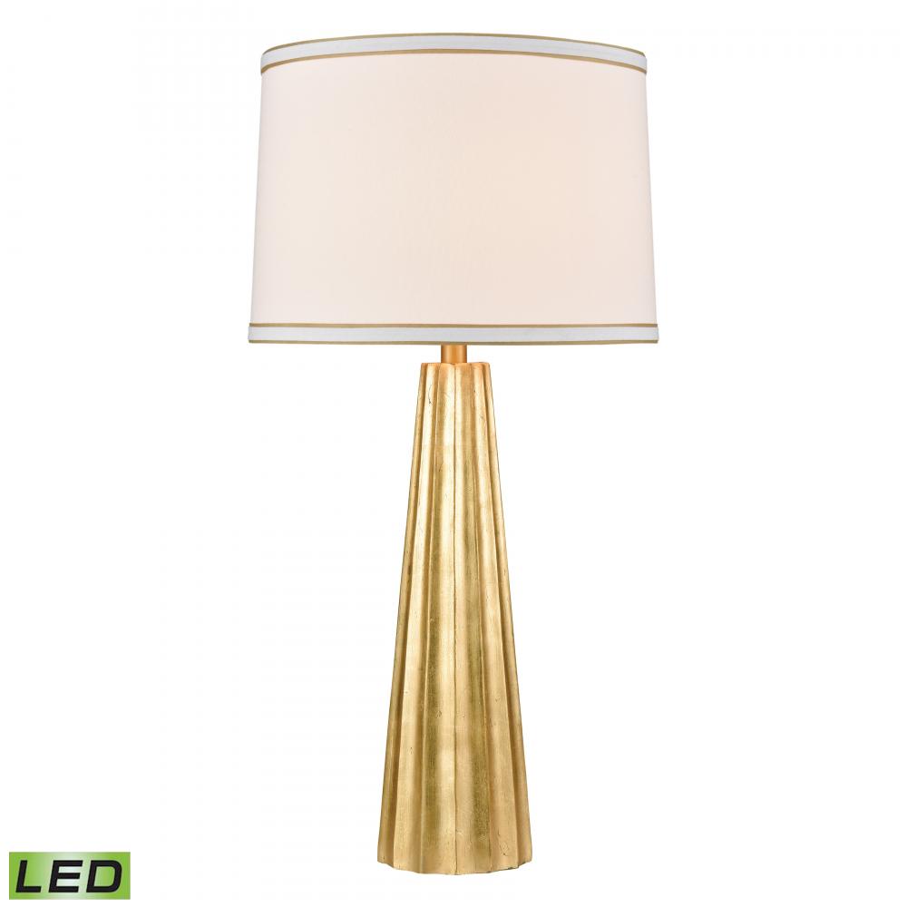 Hightower 31'' High 1-Light Table Lamp - Gold Leaf - Includes LED Bulb