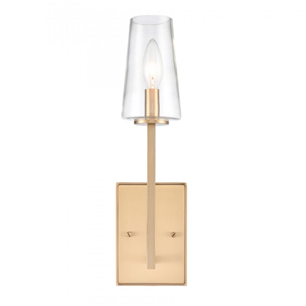 Fitzroy 16'' High 1-Light Sconce - Lacquered Brass