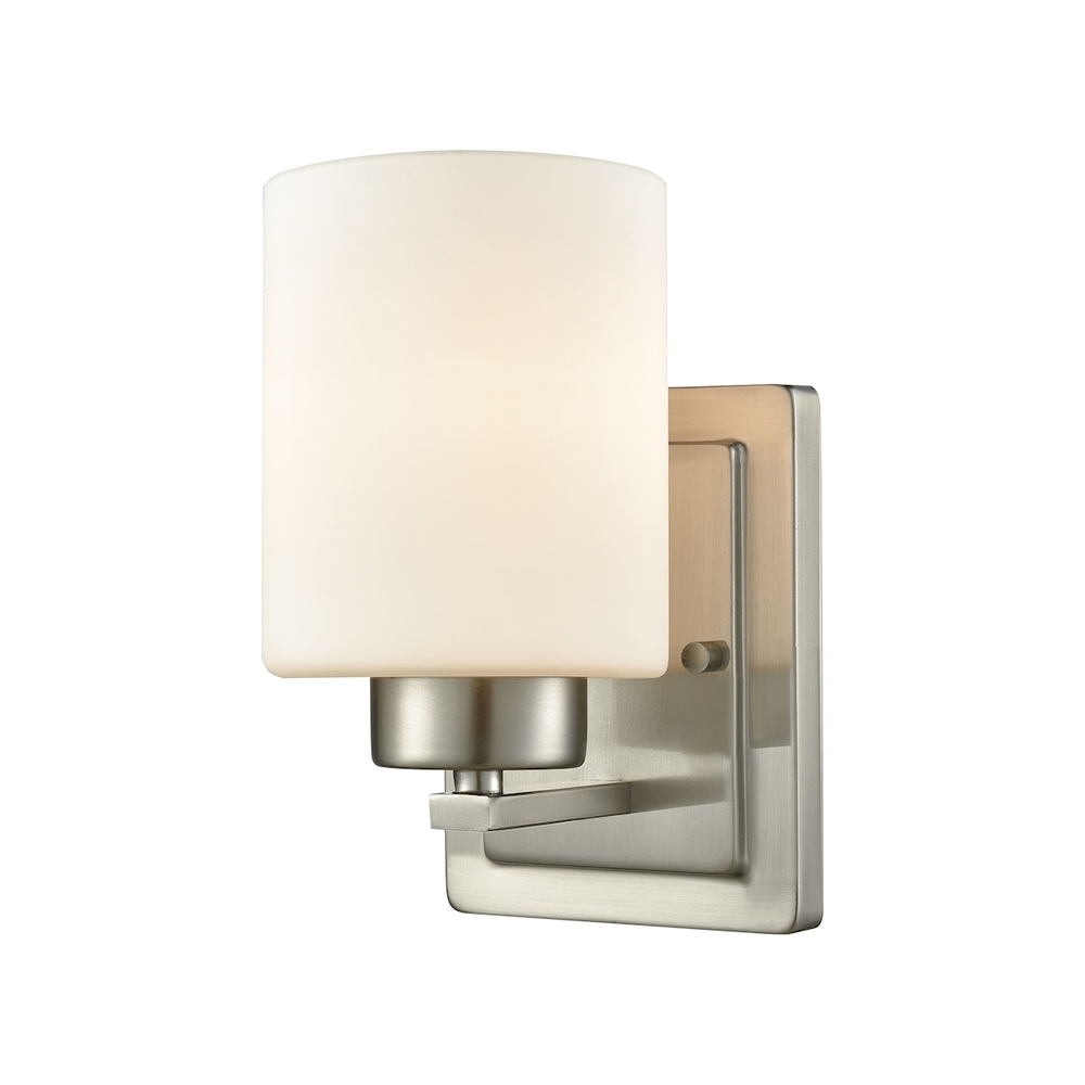 Thomas - Summit Place 9'' High 1-Light Sconce - Brushed Nickel