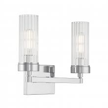 ELK Home 2612-CH-CL - Lida 14'' Wide 2-Light Vanity Light - Chrome