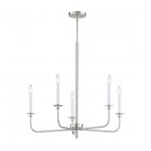 ELK Home CN341522 - Thomas - Lexington Green 30'' Wide 5-Light Chandelier - Brushed Nickel