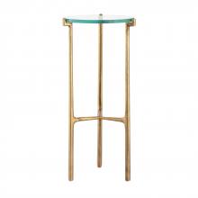 ELK Home H0805-10878 - Bump Out Accent Table - Aged Brass