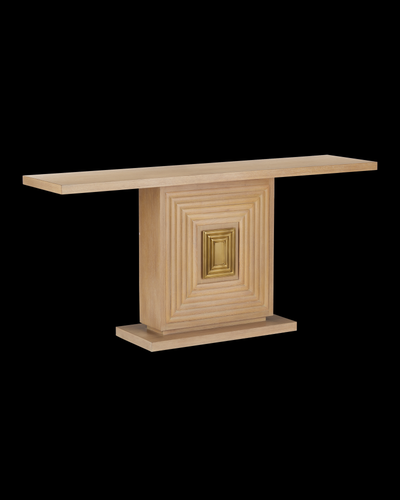 Morombe Washed Oak Console Table