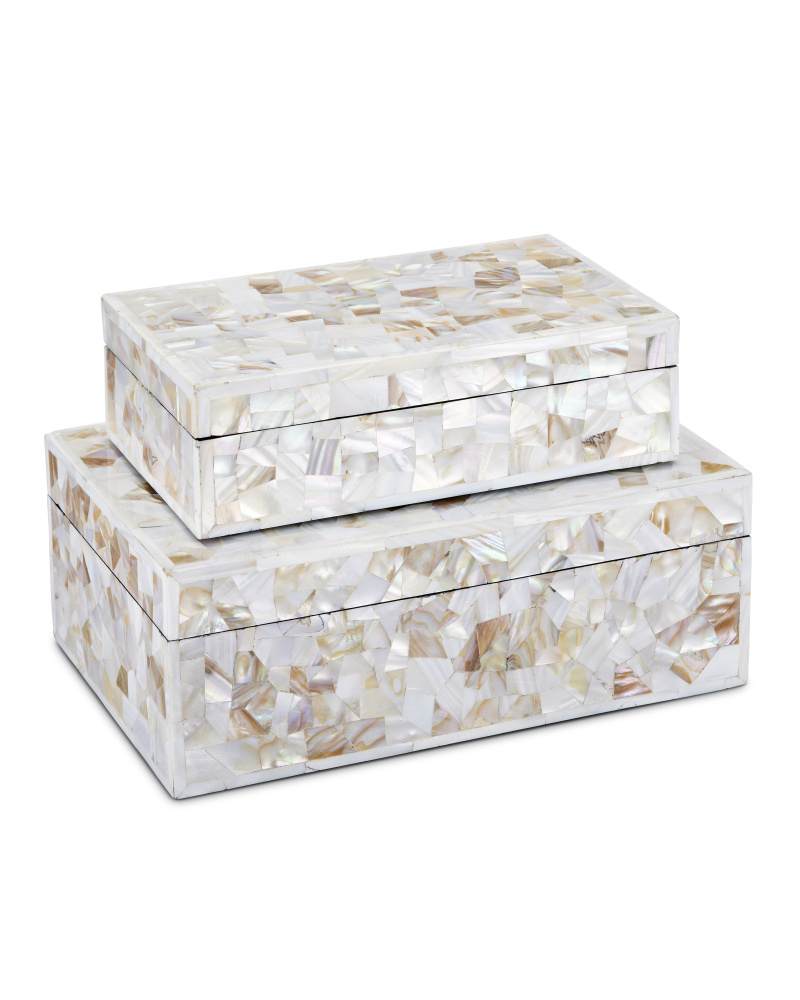 Uma Mother of Pearl Box Set of 2